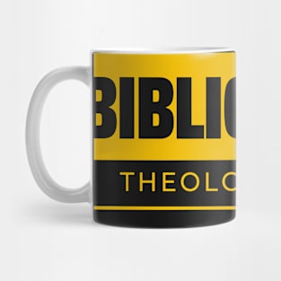Biblical Theology yellow tuff design Mug